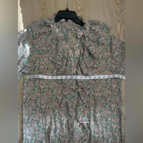 Romantic Boho Maxi Dress Mango Balloon Sleeve Whimsigoth - Picture 12 of 15